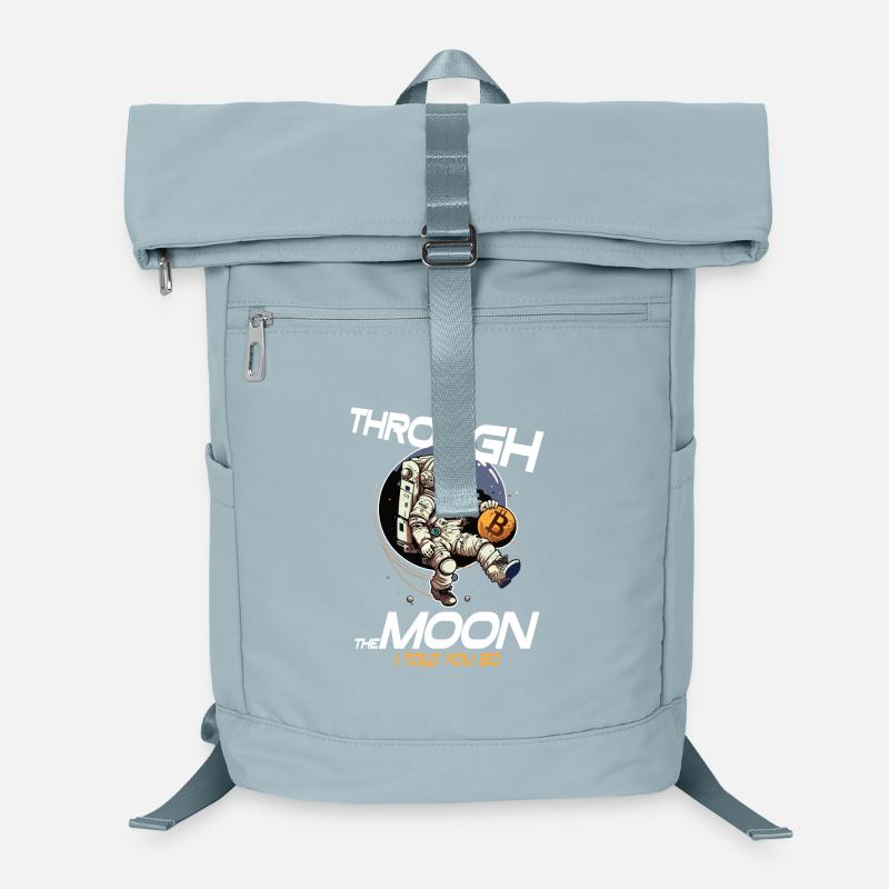 Bitcoin Maximalist To The Moon Astronaut Crypto Laptop Backpack