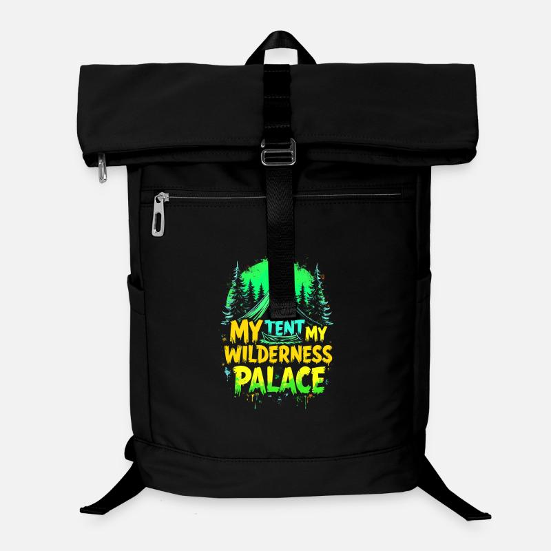 MA TENTE, MON PALAIS SAUVAGE, CAMPING Sac à dos ordinateur
