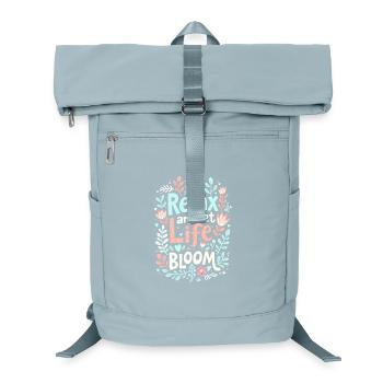 ENTSPANNEN SIE SICH UND LASSEN SIE DAS LEBEN ERBLÜHEN - Laptop-Rucksack  - Eisblau - Vorne