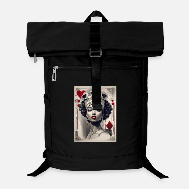 Fantasy-Cyberpunk der Königin der Herzen IV Laptop-Rucksack 
