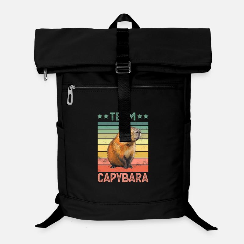Capybara Wasserschwein - Laptop Backpack - black