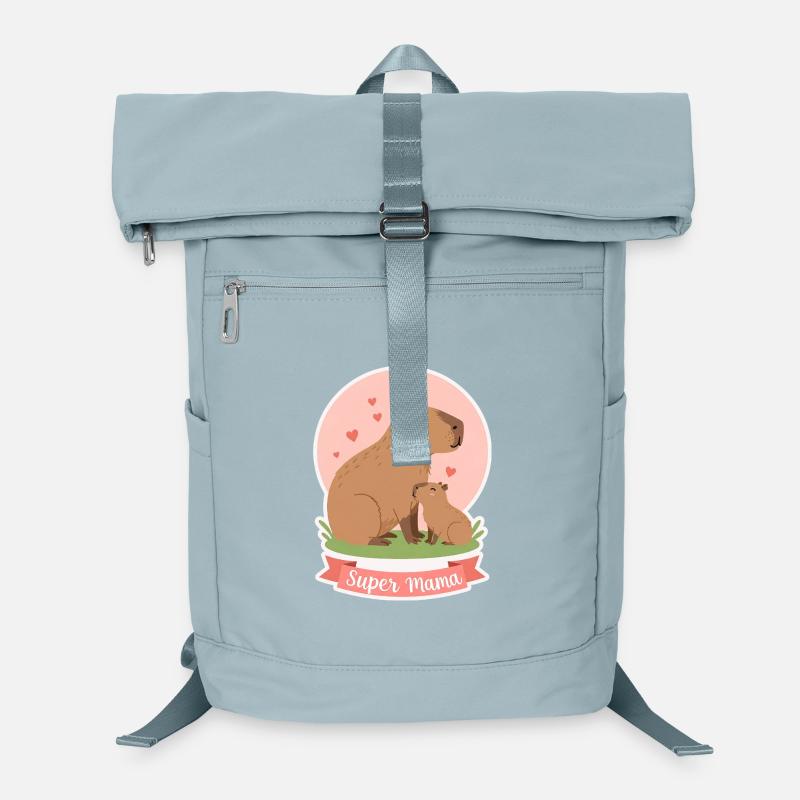mother kapibara Laptop Backpack