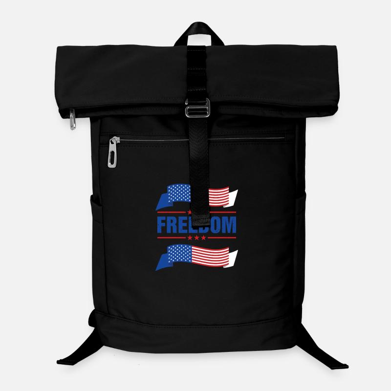 Stylish freedom flag motifs Laptop Backpack