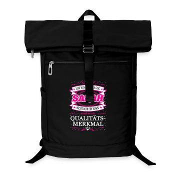 Qualitätsmerkmal Sarah einfach Erstklassig - Laptop-Rucksack  - Schwarz - Vorne