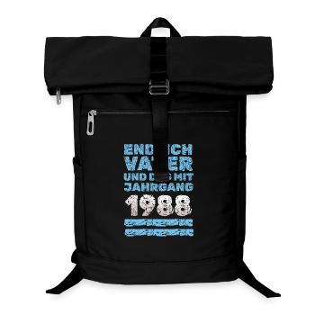 1988 - Laptop-Rucksack  - Schwarz - Vorne