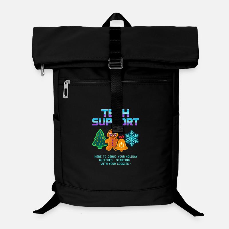 Lustiger Technischer Support Debug Weihnachten Laptop-Rucksack 