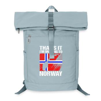 Norvégie : Oslo, Scandinavie, Norvège - Sac à dos ordinateur - bleu glacier - Devant