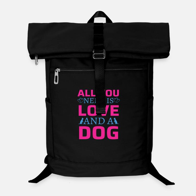 All you need is love and dog Laptop Backpack