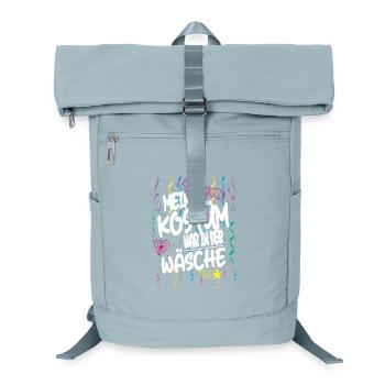 Mon costume était dans la laveuse pour la fête foraine - Sac à dos ordinateur - bleu glacier - Devant