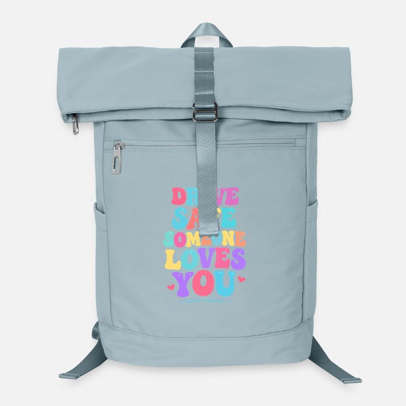Drive carefully, someone loves you Laptop Backpack