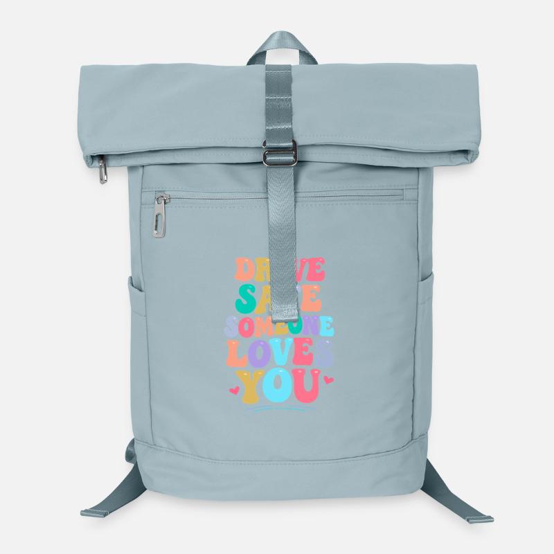 Drive carefully, someone loves you Laptop Backpack