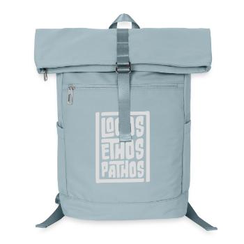 Logos Ethos Pathos Rhetorik Philosophie Student - Laptop-Rucksack  - Eisblau - Vorne