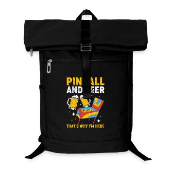 Flipper Pinball - Laptop-Rucksack  - Schwarz - Vorne