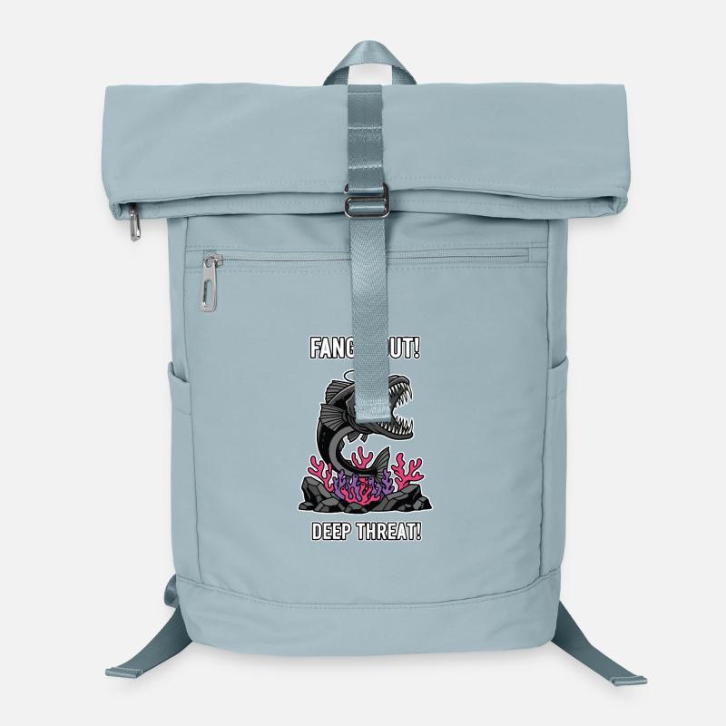 Fangs Out Deep Threat Abyssal Fish Laptop Backpack