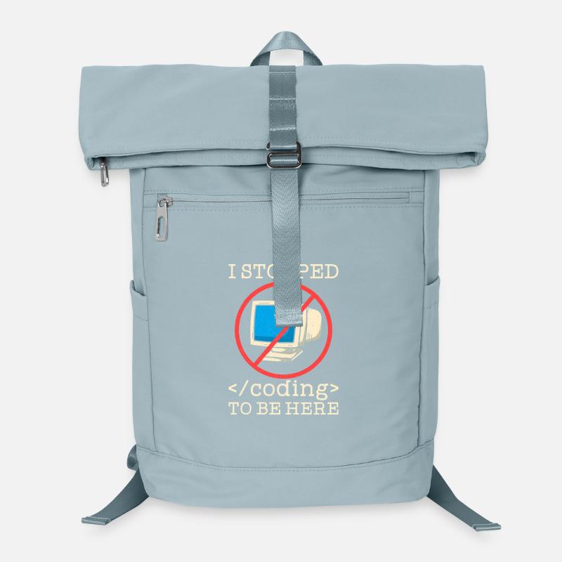 Coding witziger Spruch Prgrammierer Laptop-Rucksack 