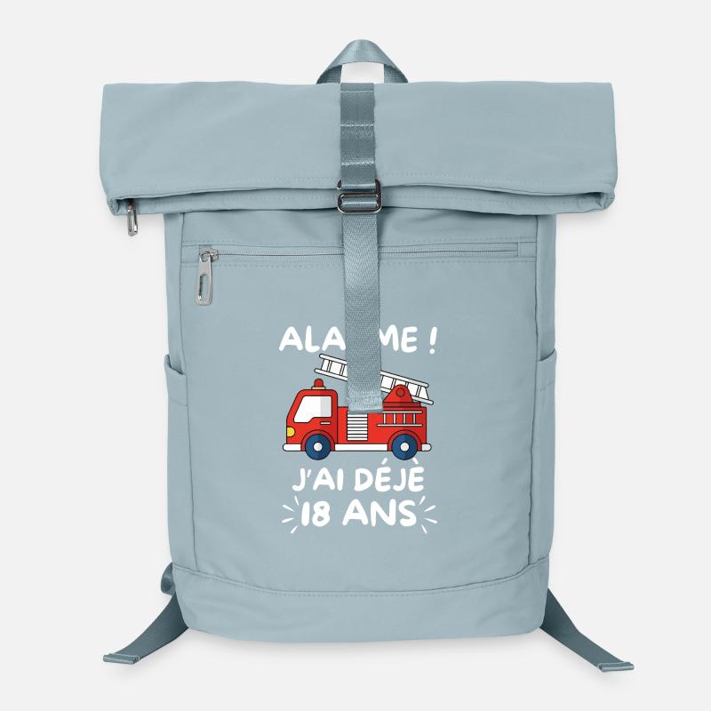 Alarme J’ai Déjà 18 Ans, Anniversaire Pompier Sac à dos ordinateur