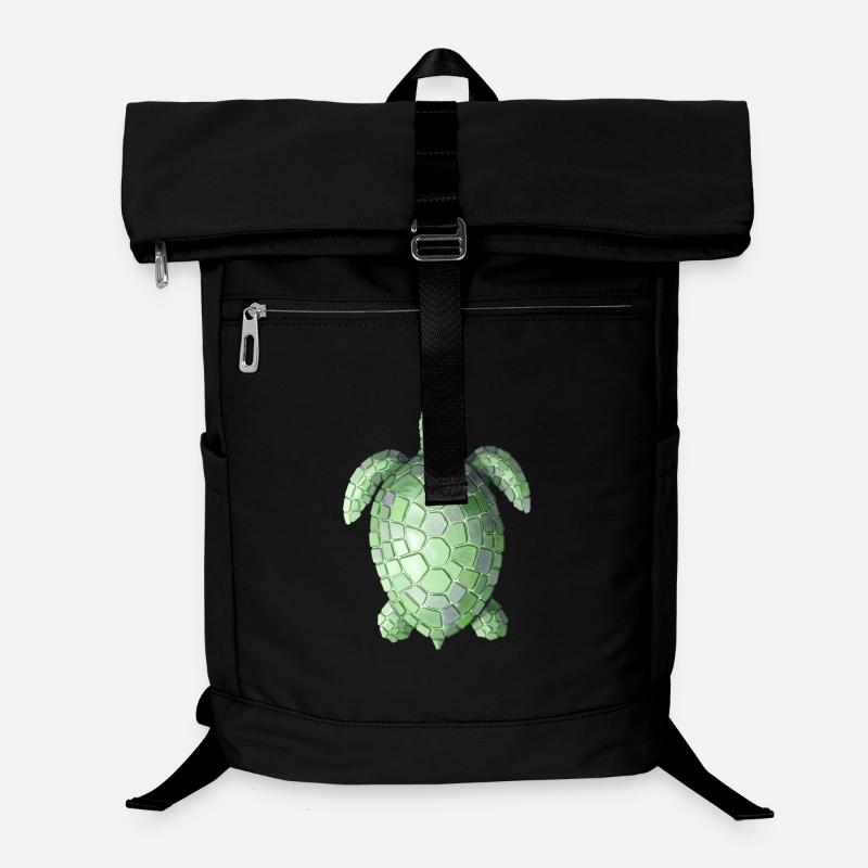 Mosaïque de Tortue - Cadeau pour les éventails de la mer Sac à dos ordinateur