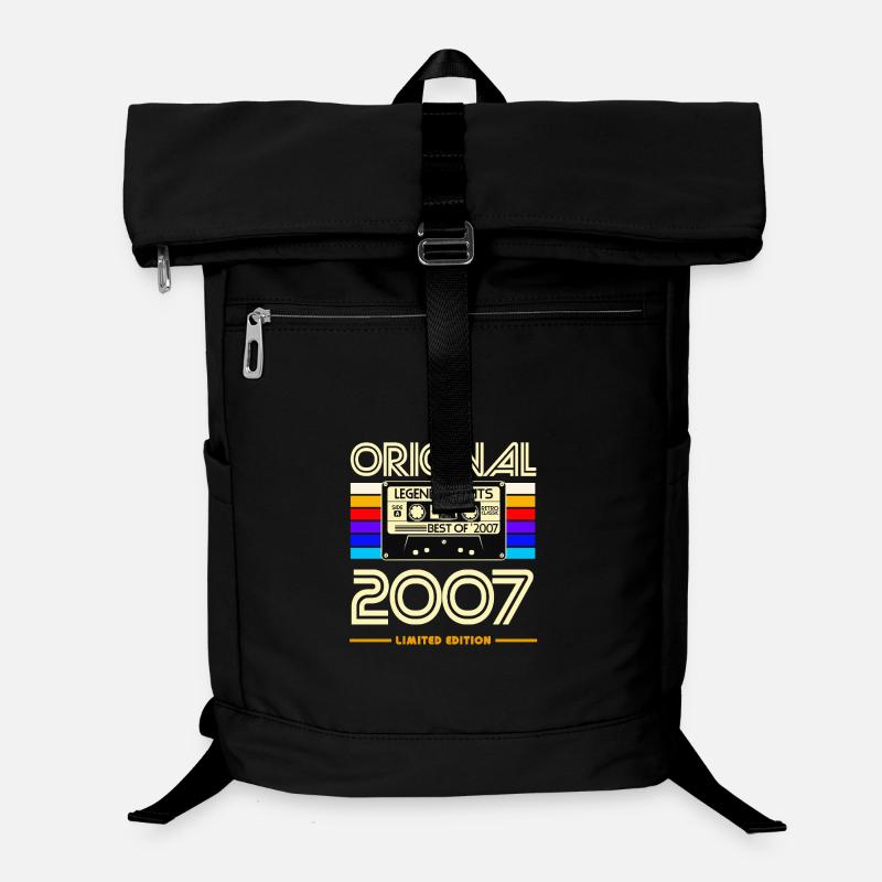 Original 2007: Hits rétro cassette - Sac à dos ordinateur - noir