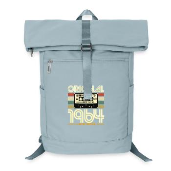 Originales Kassetten-Retro-Tee von 1964 - Laptop-Rucksack  - Eisblau - Vorne