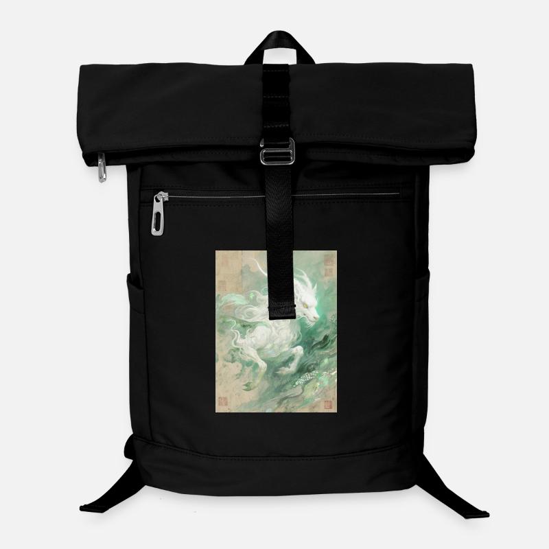 Bai Ze : Le Messager de la Sagesse Divine Sac à dos ordinateur
