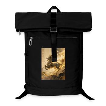 Jade Dawn: Qilin – Heiliges Omen - Laptop-Rucksack  - Schwarz - Vorne