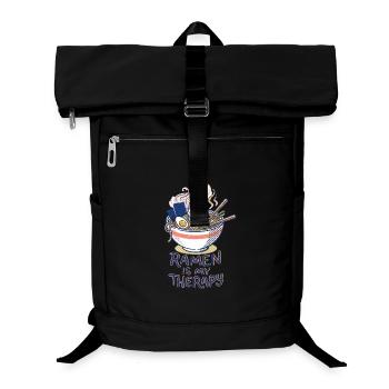 Ramen Therapy - Laptop-Rucksack  - Schwarz - Vorne