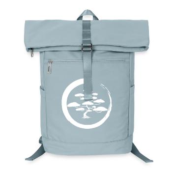 Weißer japanischer Baum - Laptop-Rucksack  - Eisblau - Vorne