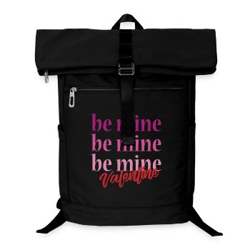 T-Shirt Be Mine Valentinstag Liebe - Laptop-Rucksack  - Schwarz - Vorne