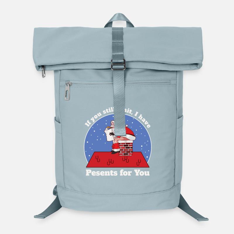 Funny Santa Claus Laptop Backpack