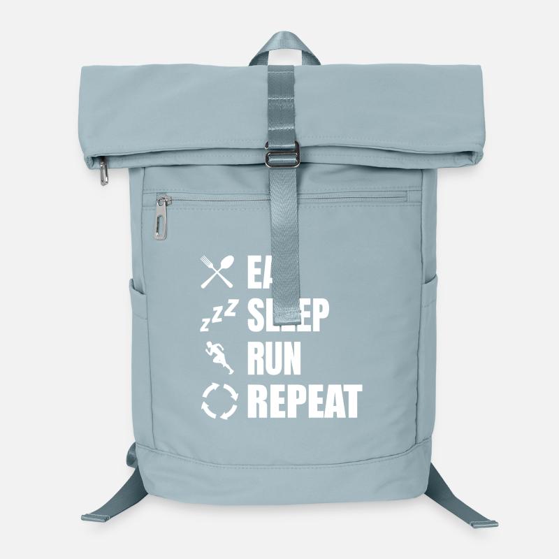 Eat Sleep Run Repeat Laptop-Rucksack 