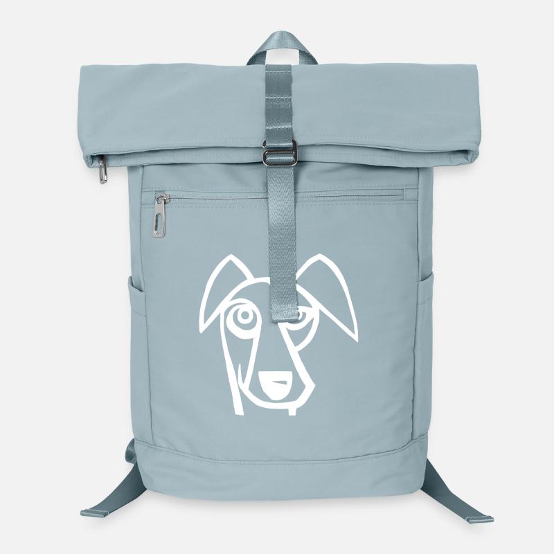 Lustiger weißer Hund Laptop-Rucksack 