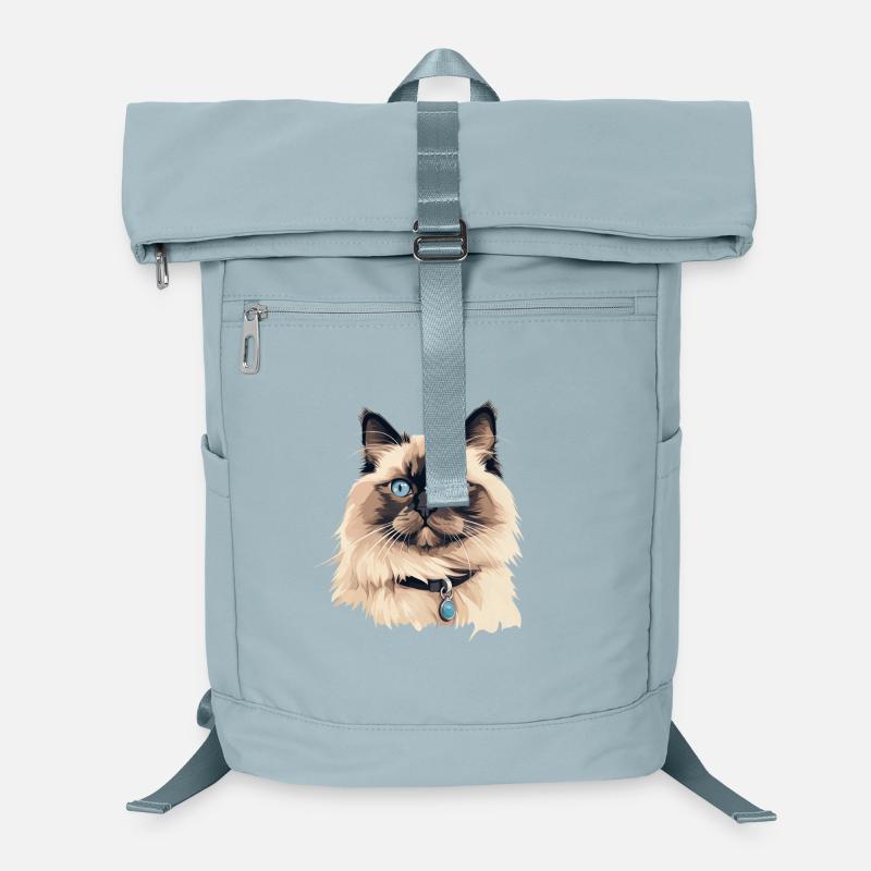 Katze Kopf Ragdoll Laptop-Rucksack 