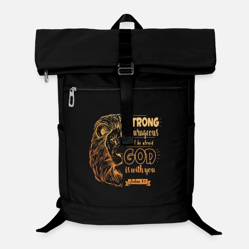Joshua 1 9 - Be strong and courageous Laptop-Rucksack 