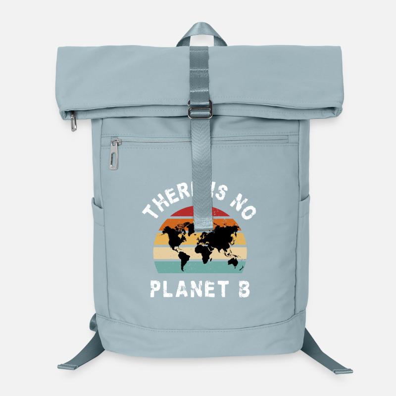Il n’y a pas de Planet B Vintage Retro Sac à dos ordinateur