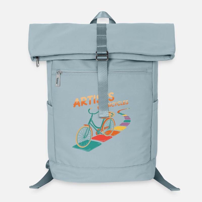 Artists on Bicycles Laptop Backpack
