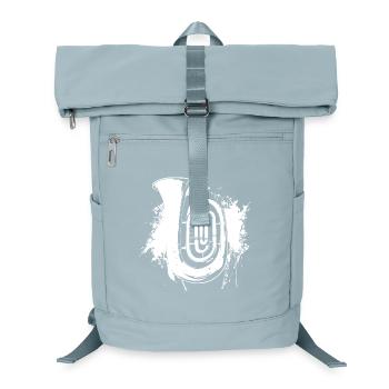 Tuba Graffiti - Laptop Backpack - ice blue - Front
