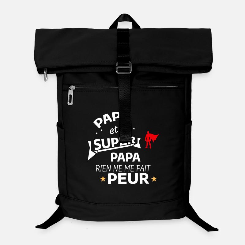Super Dad and Hero Superdad - Laptop Backpack - black