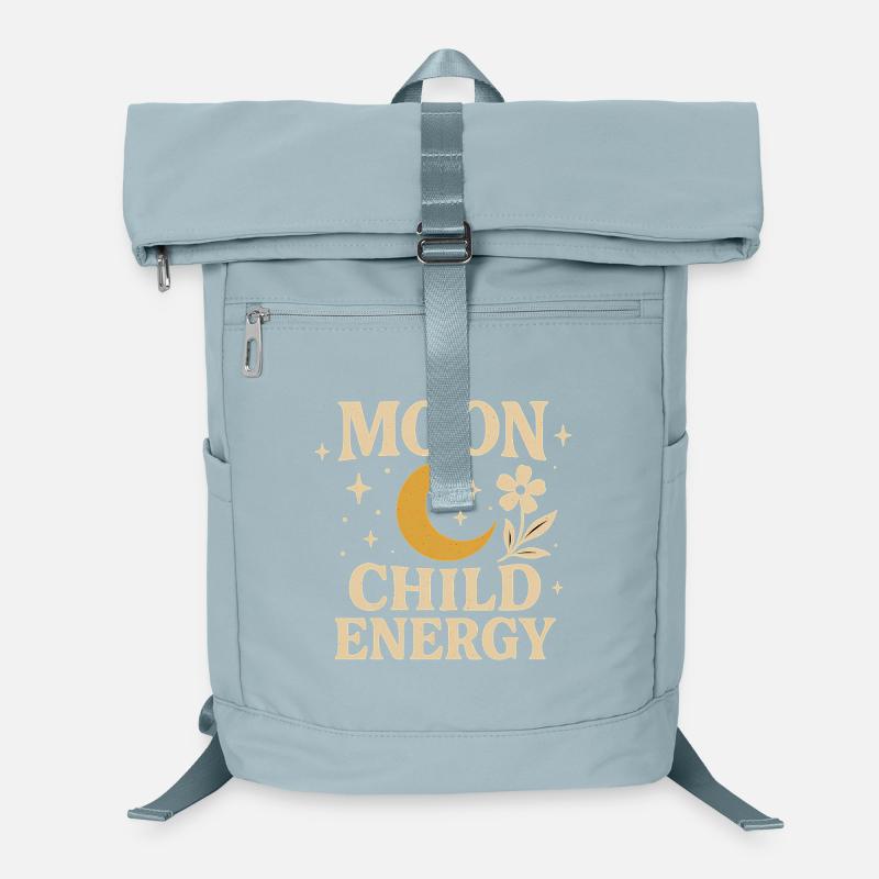 Lune et Fleur Enfant Conception Énergétique Sac à dos ordinateur