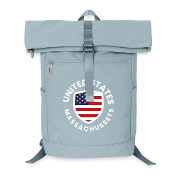 American shield with flag design - Laptop Backpack - ice blue - Front