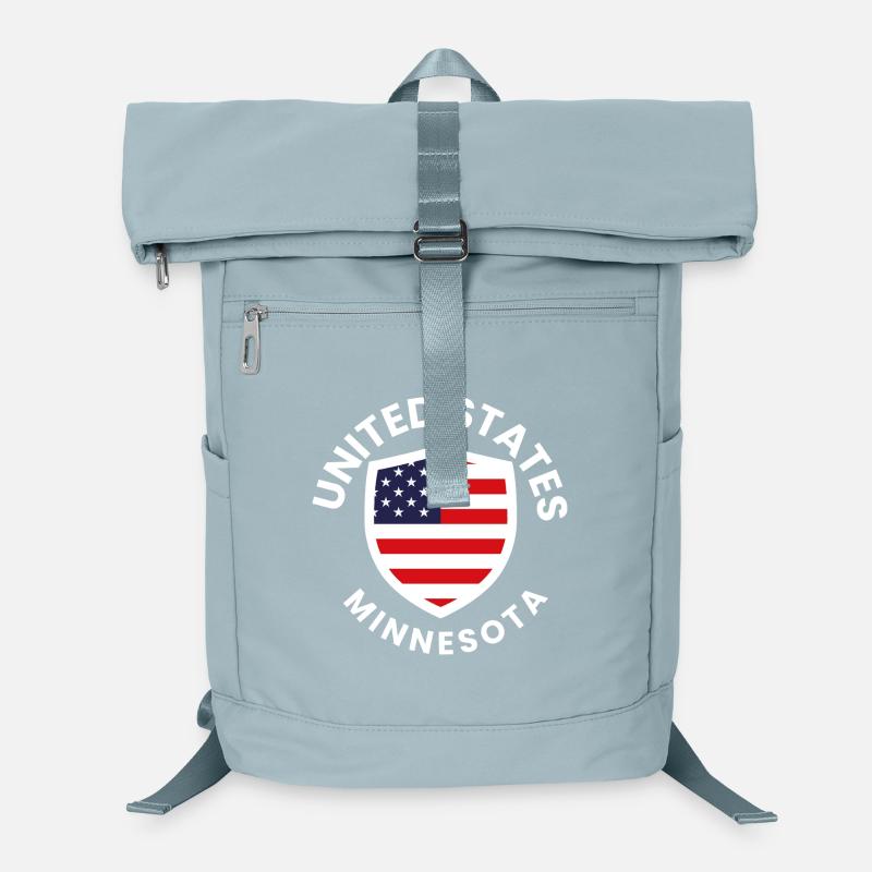 Conception du Minnesota Shield des États-Unis patriotiques Sac à dos ordinateur