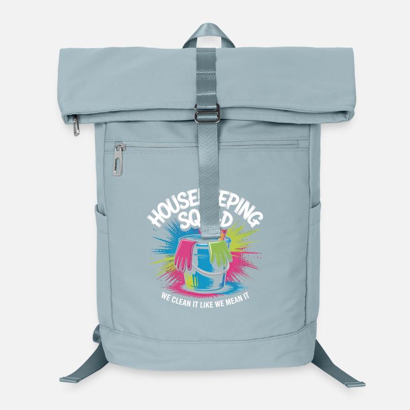 Lustiges Putzen Design Laptop-Rucksack 