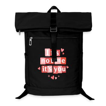 Ich bin es nicht, sondern du lustiges Valentinszitat - Laptop-Rucksack  - Schwarz - Vorne