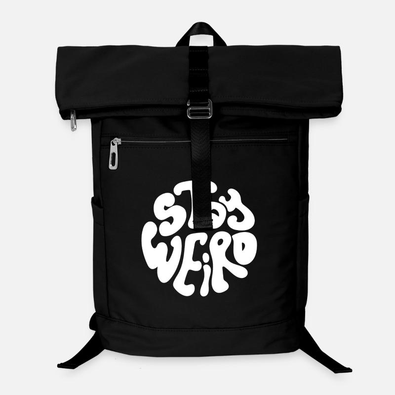 reste bizarre - Sac à dos ordinateur - noir