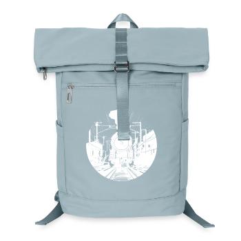 Railway Sketch - Laptop Backpack - ice blue - Front