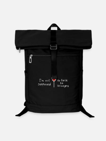 ES – Roter Ballon Mit Spruch - Laptop-Rucksack - Schwarz