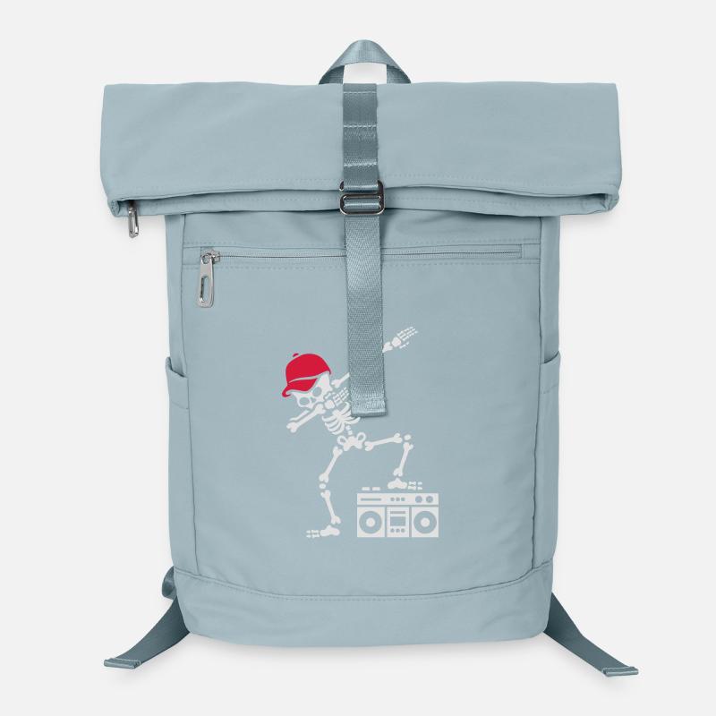 Dab dabbing skeleton boombox - Ghetto blaster Laptop Backpack