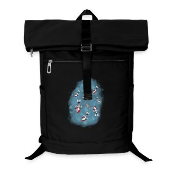 Koi Karpfen Teich Japan - Laptop-Rucksack  - Schwarz - Vorne
