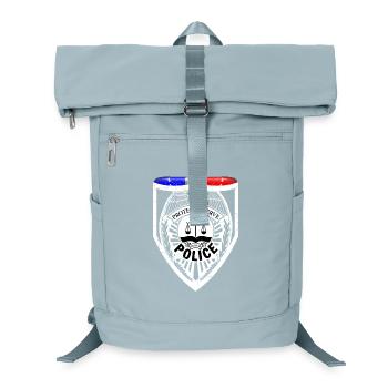 Polizist - Laptop-Rucksack  - Eisblau - Vorne