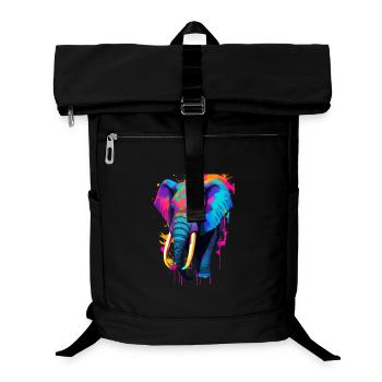 Elefant - Laptop-Rucksack  - Schwarz - Vorne