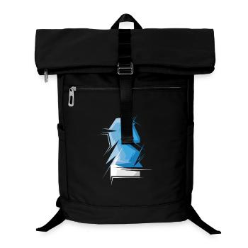 Origami Chess Horse Chess Player Club Abstract - Laptop Backpack - black - Front